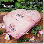 Beef D-RUMP WAGYU TOKUSEN marbling <=5 aged frozen steak cuts 3/4" 2cm (price/pack 1kg 2-3pcs)